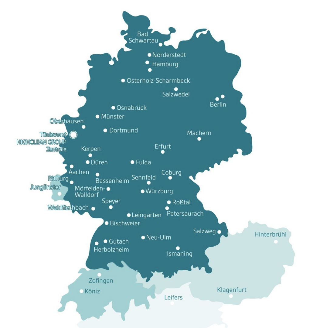 highclean map